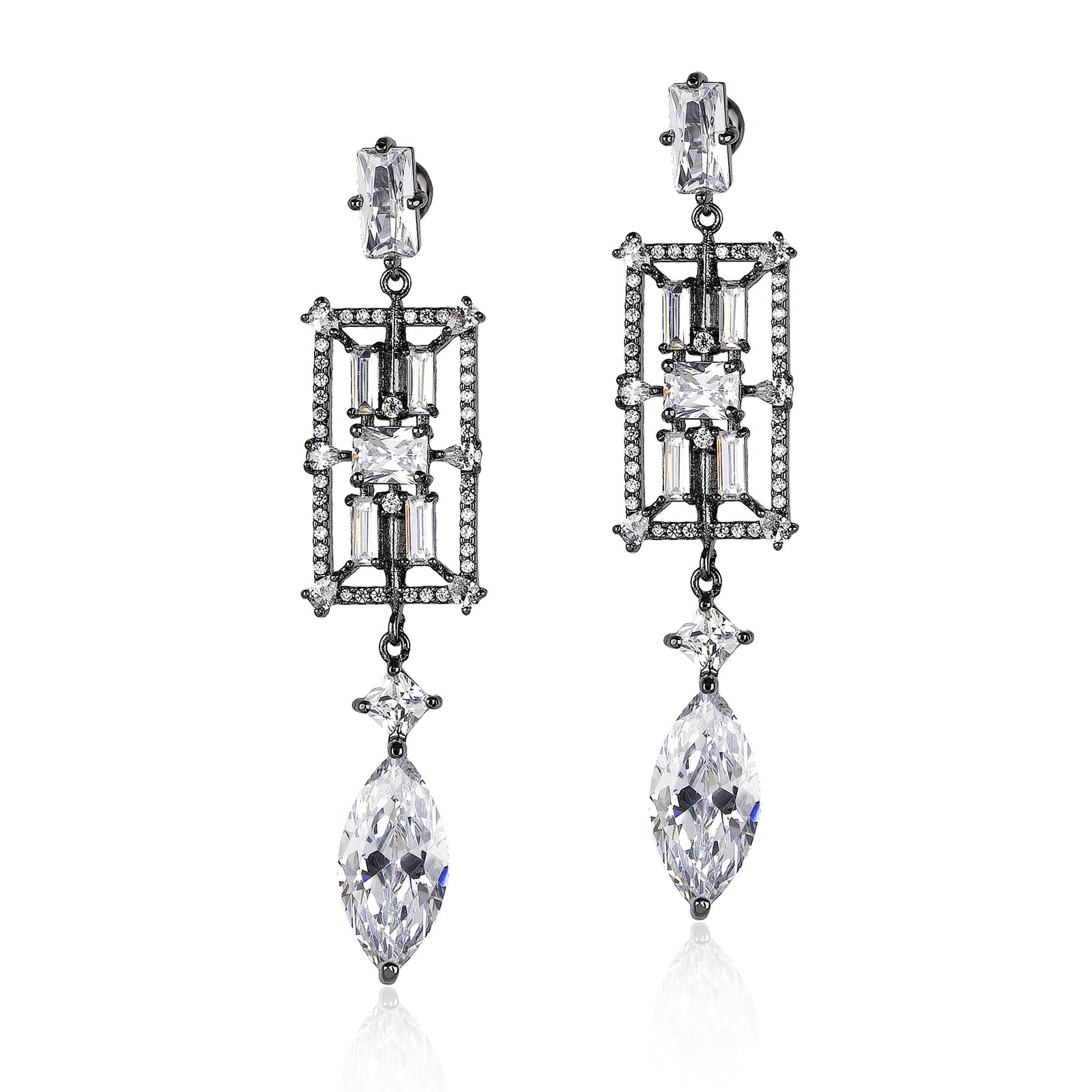 FLASHBACK EARRING - Rhodium