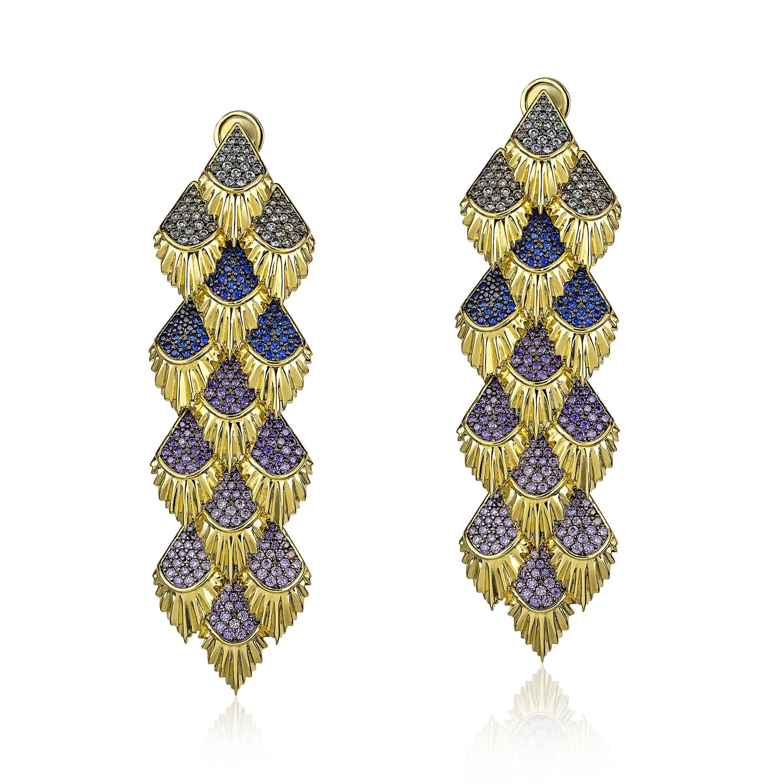 Waterfall Scales Earrings