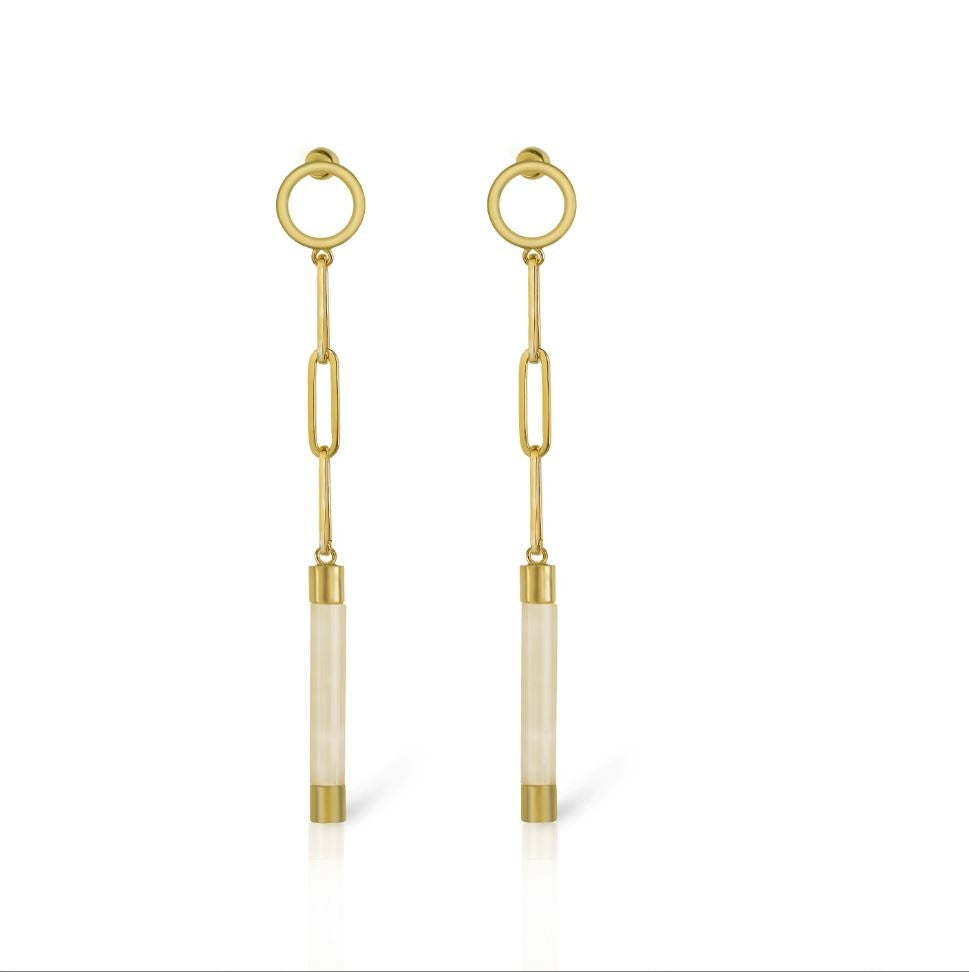 Dimmed Linear Earrings