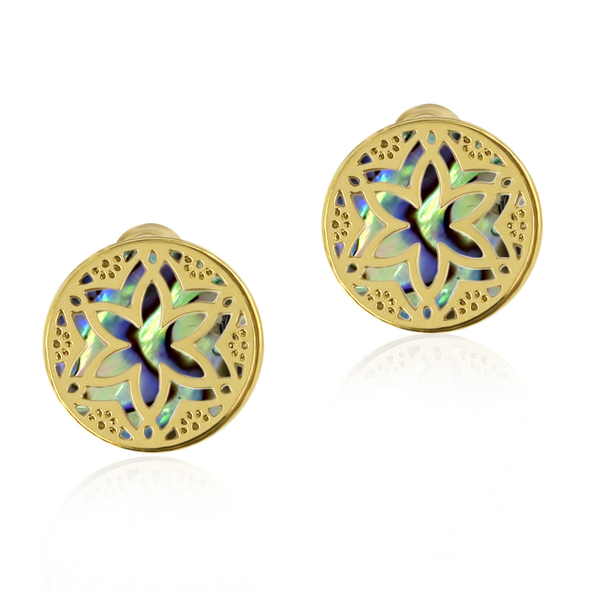 Martil Stud Earring-Gold