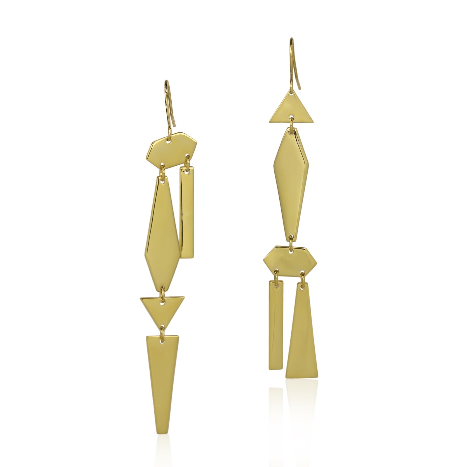 Complex Asymmetrical Earrings