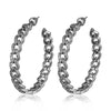 Chain Gang Large Hoop Earrings