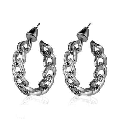Chain Gang Small Hoop Earrings