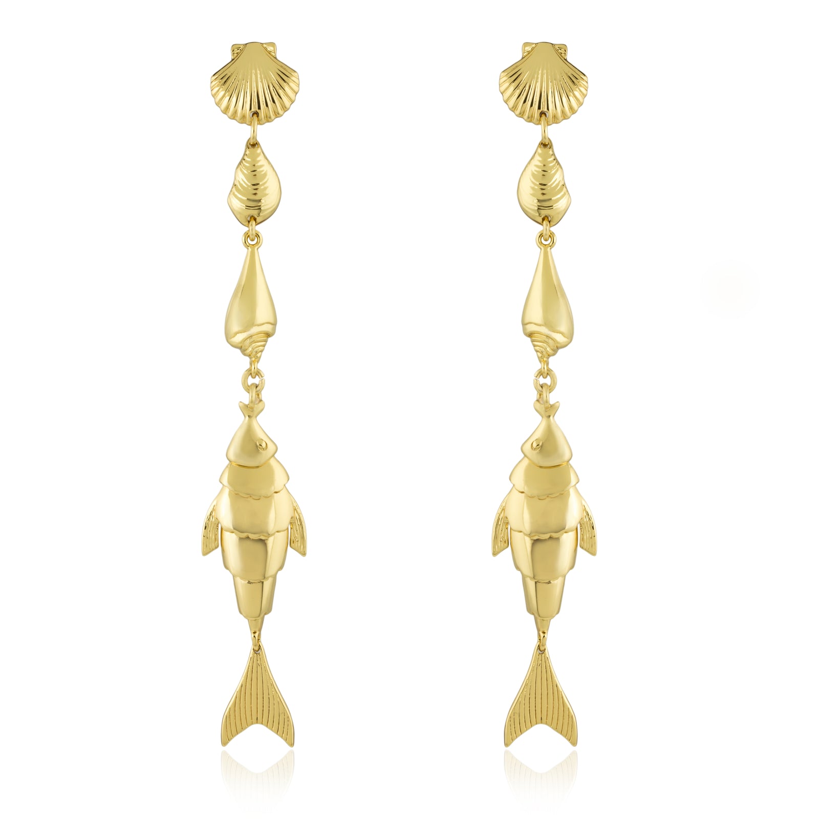 Tortugas Claw Hook Earrings - nOir Jewelry