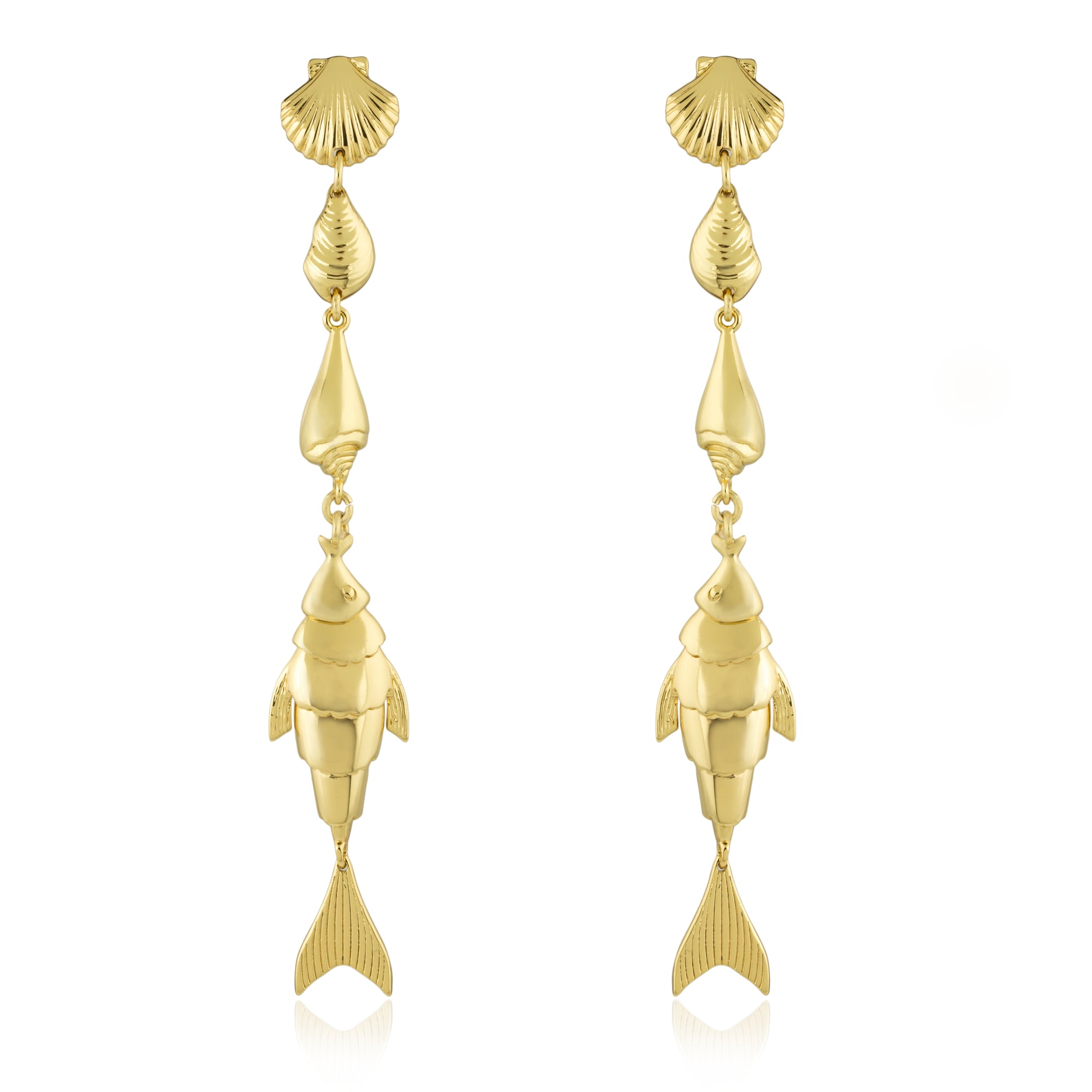 Fish Out of Water Linear Earring