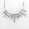 Triple Spikes Pendant Necklace