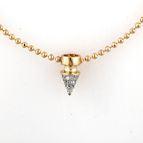 Tree Spike Pendant Necklace