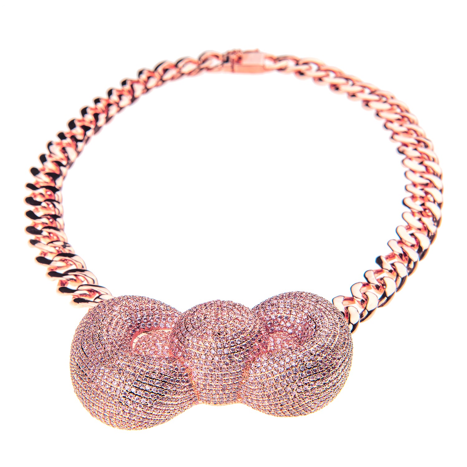 Pink Bow Hello Kitty Necklace