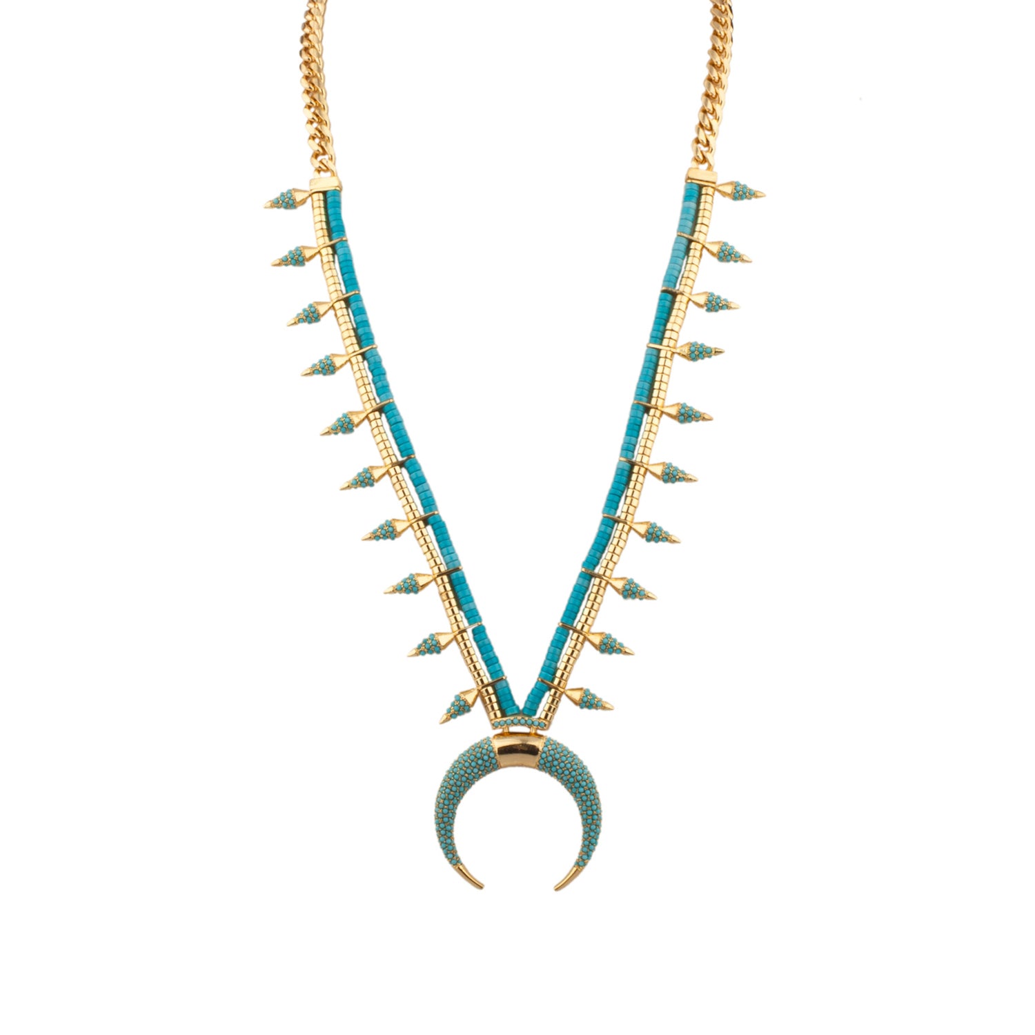 Golden Moon Necklace