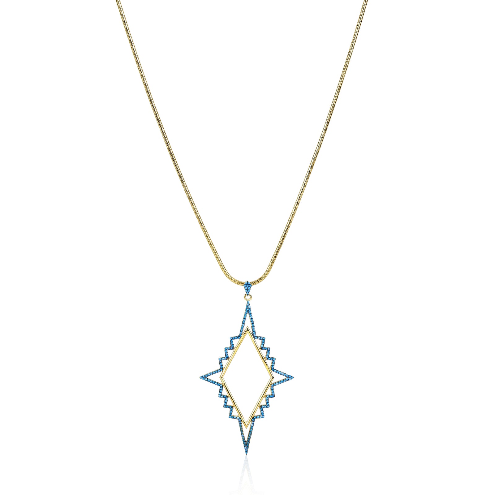 Luster Necklace White Opal/gold Size Os