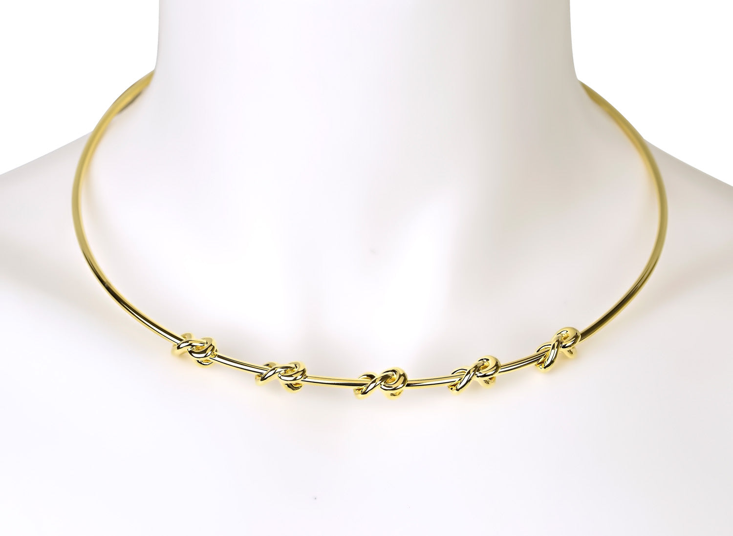 GOLD PLATED MOOR CHOKER NECKLACE