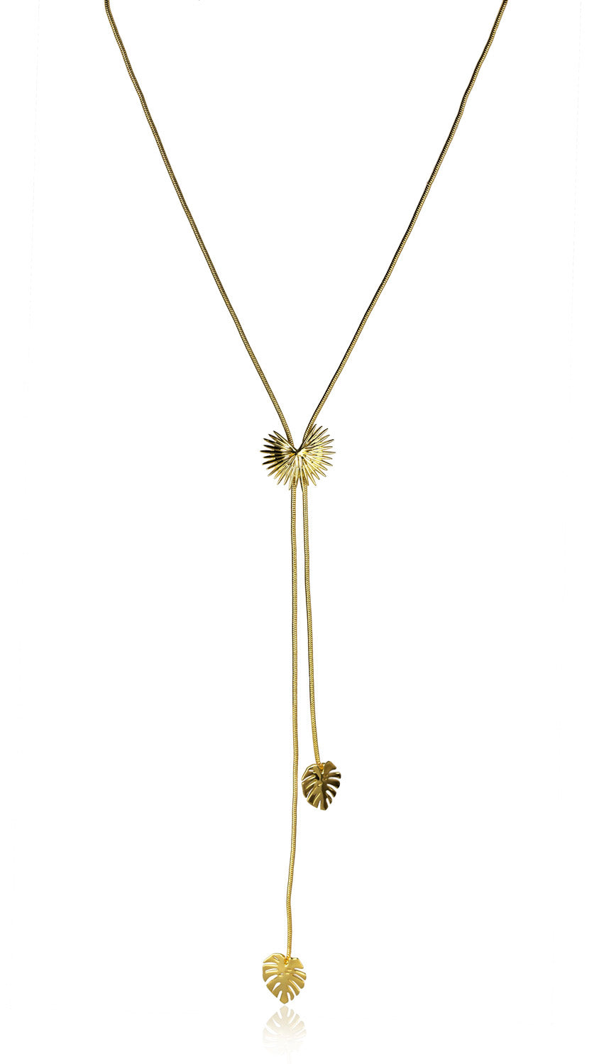 PALM LEAVES NECKLACE