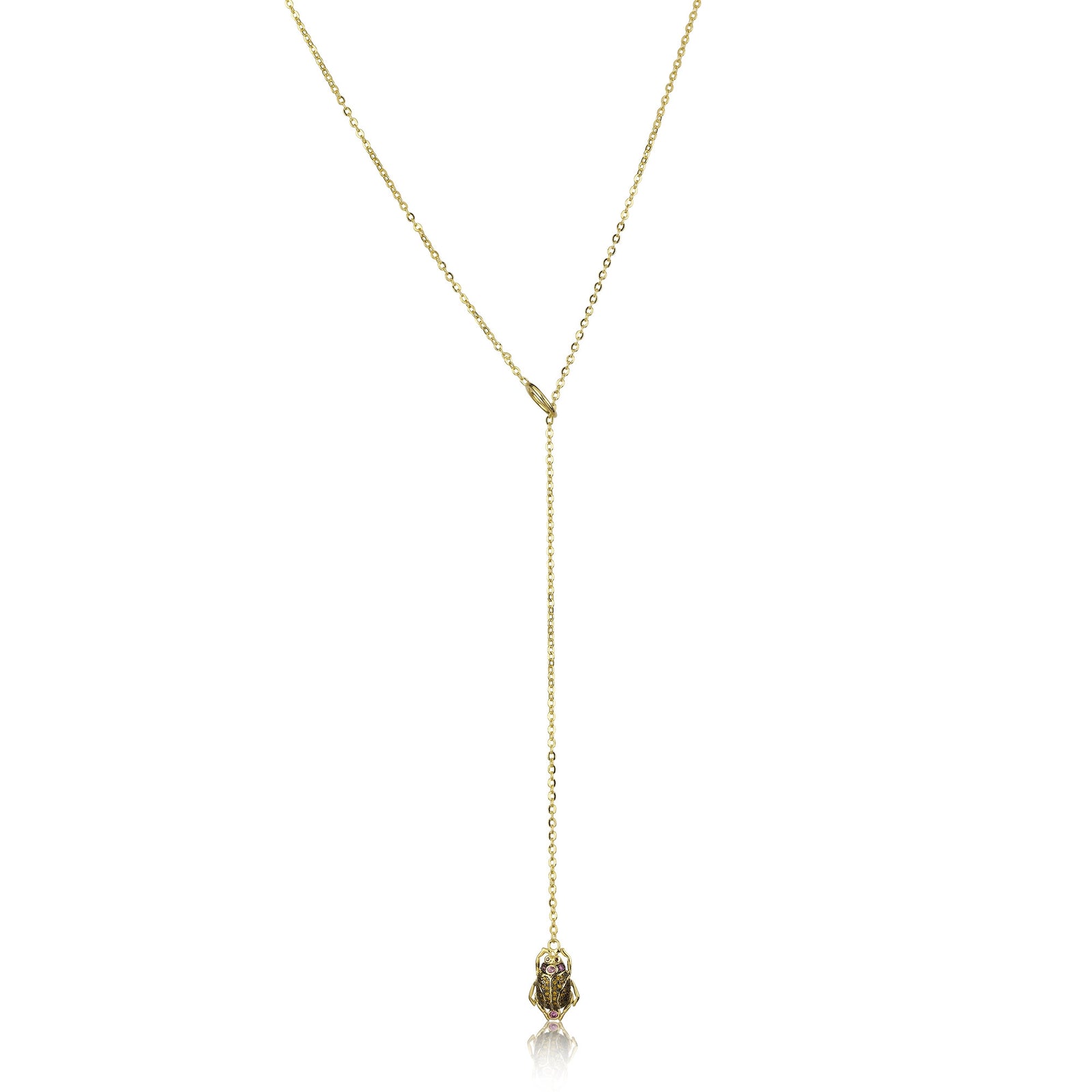 Beetle Threader Necklace