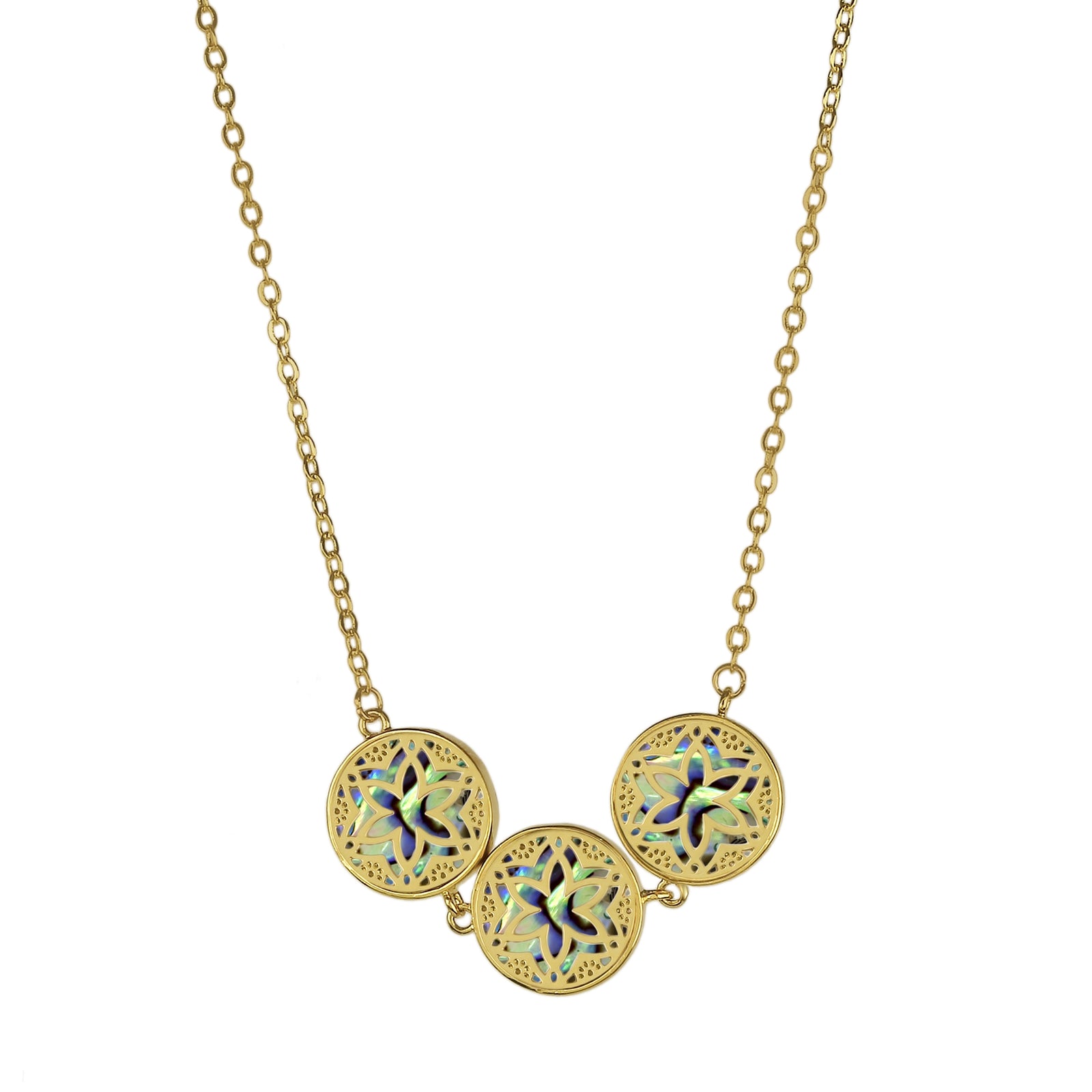 Temara Necklace-Gold/Multi