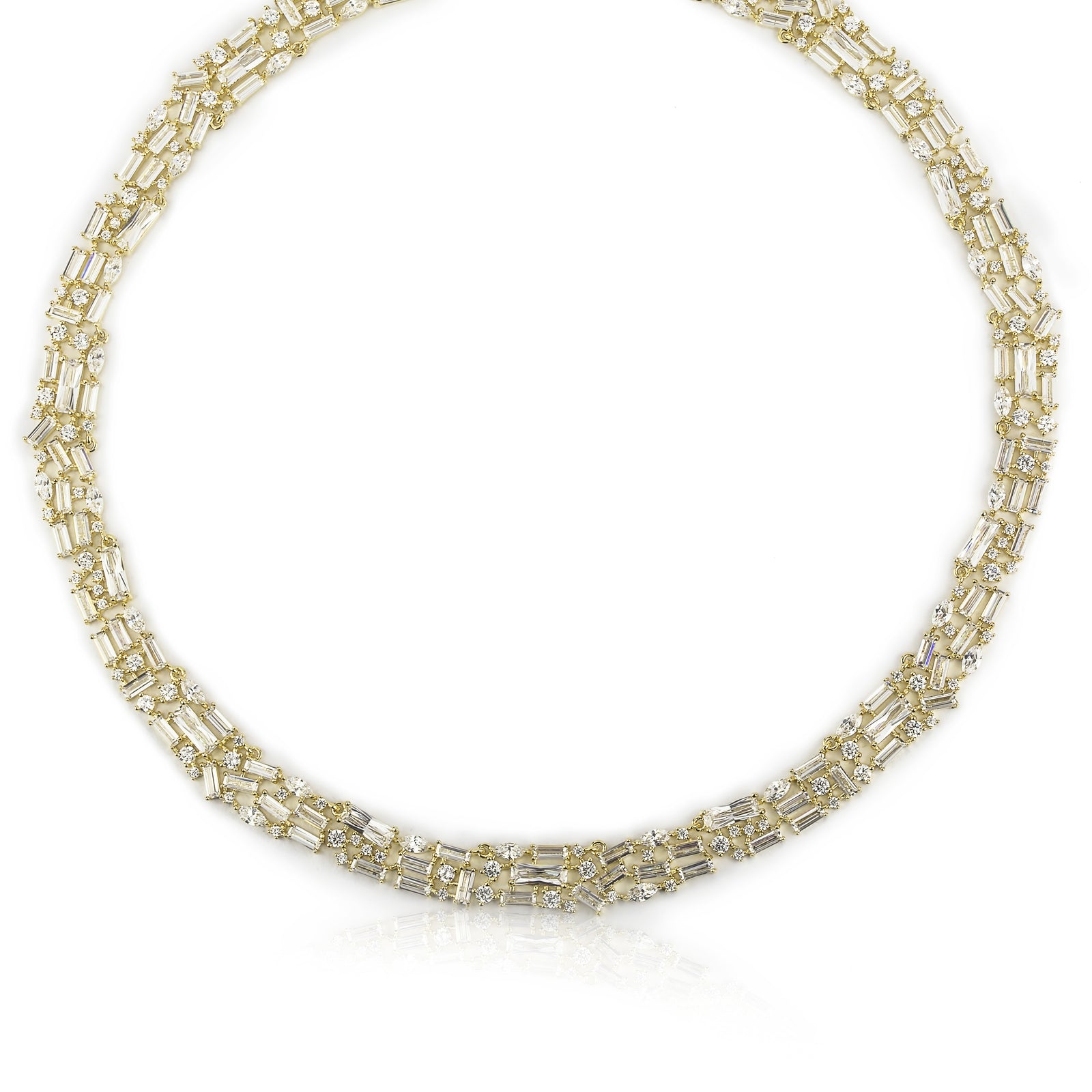 Récolter Necklace-Rhodium