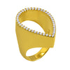 Gia Hollow Statement Ring