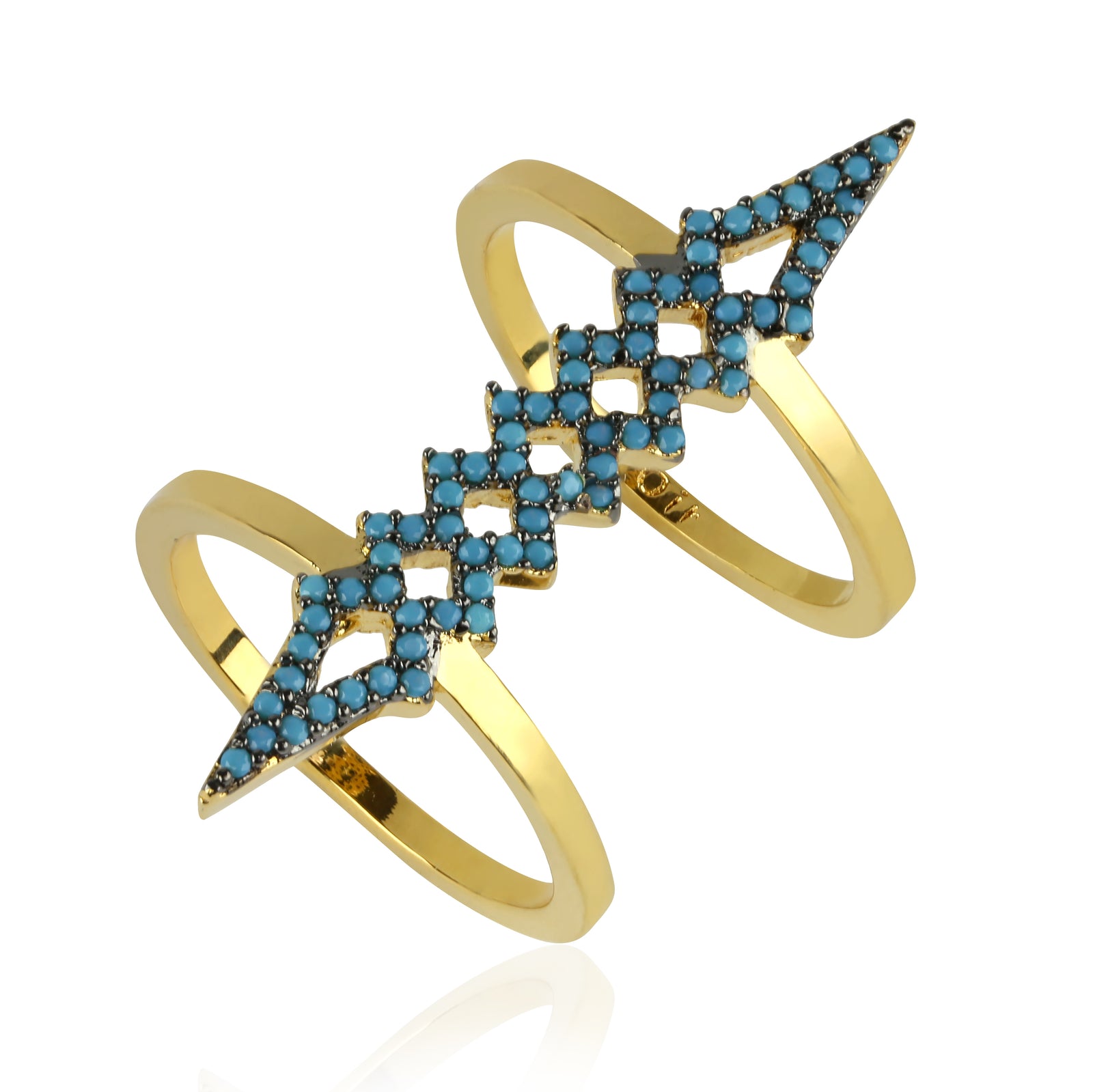 HERRON RING Rings White Opal/gold Size 8