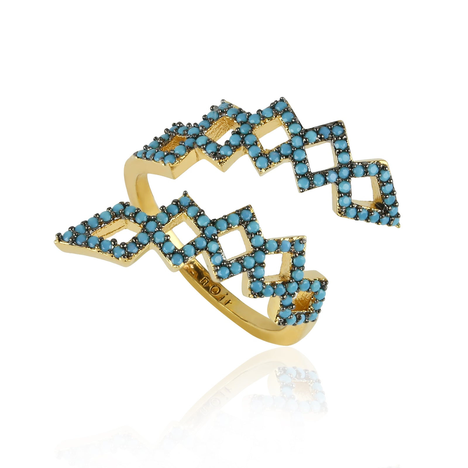 Mineral Springs Rings White Opal/gold Size 8