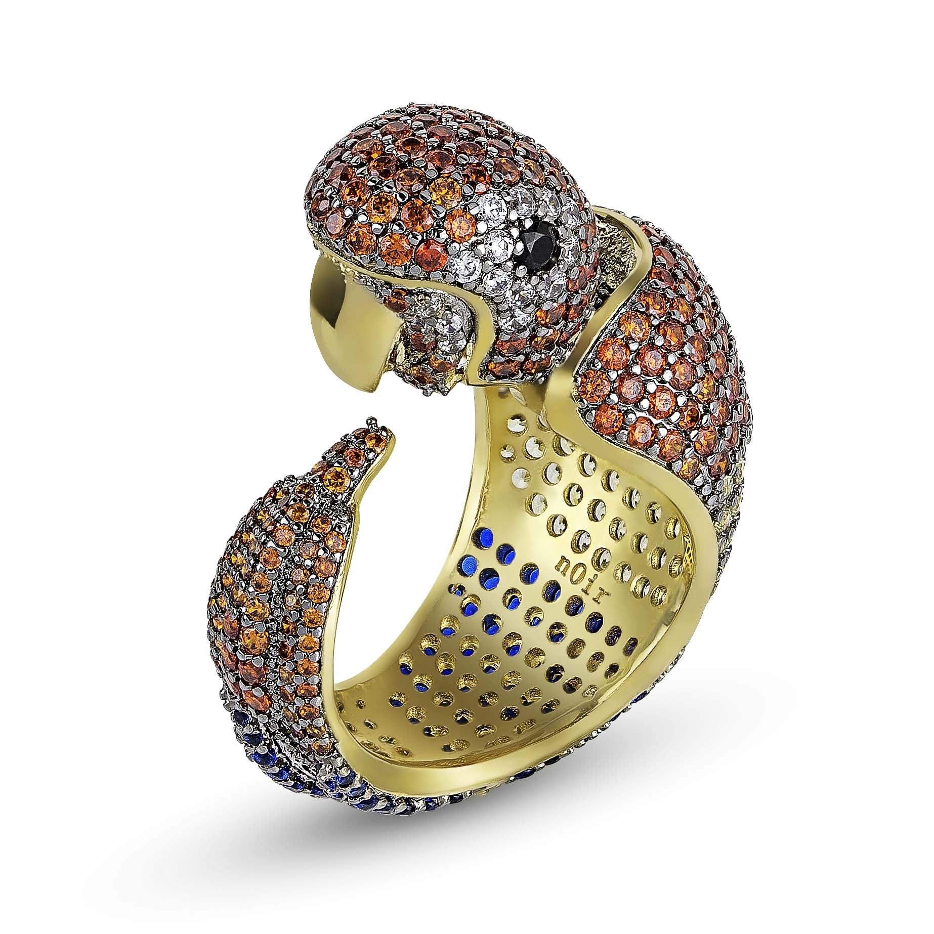 3.83ctw Natural Diamonds Men's Gucci Link Ring Set In 14k Yellow Gold –  Liori Diamonds