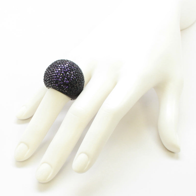 Ember CZ Pave Dome Ring