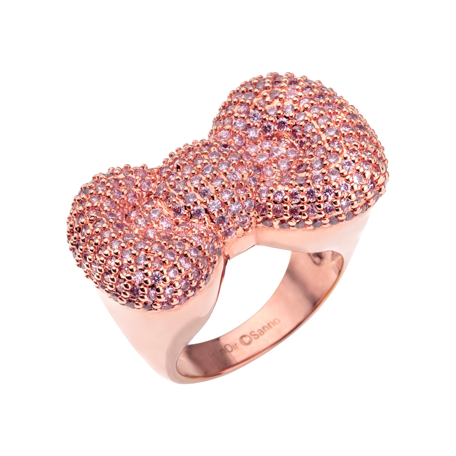 Pink Bow Hello Kitty Ring nOir Jewelry