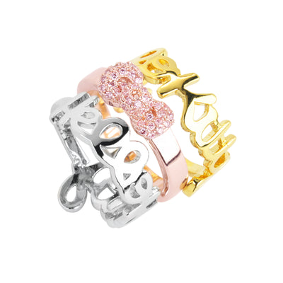 Hello Kitty Stackable Ring Set