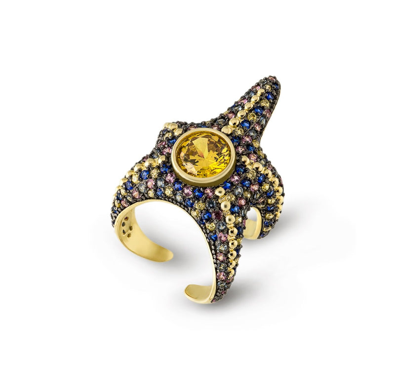 Saboga Starfish Wraparound Ring